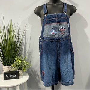 Disney 90’s Vintage Eeyore Overalls PlusSize 18 20